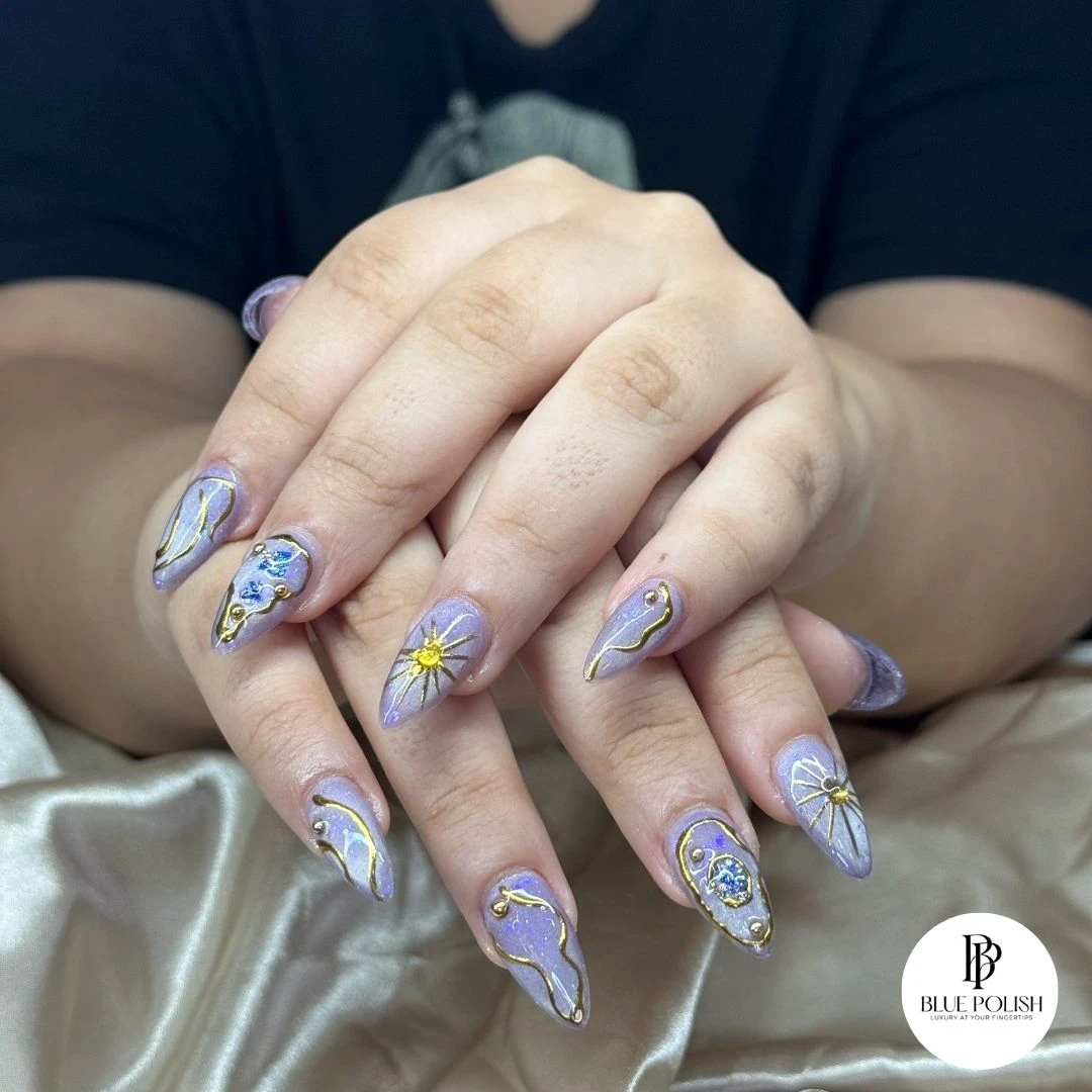 Blue Polish Nail Spa
